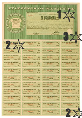 Ejemplo de Acciones de Telmex